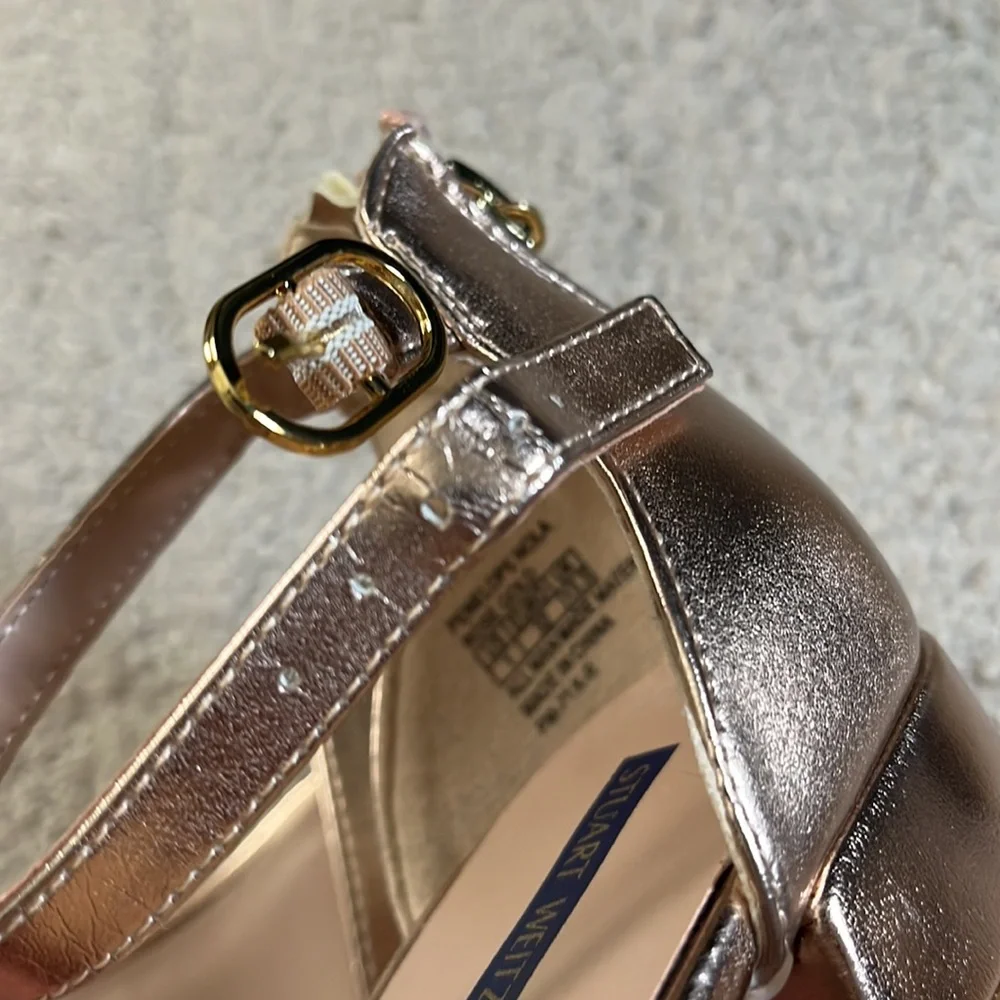 NEW KIDS GIRLS STUART WEITZMAN SHOES PENELOPE NOLA IN ROSE GOLD